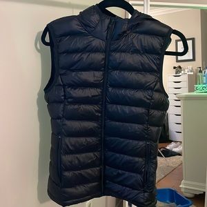 TNA Black Super Puff Vest